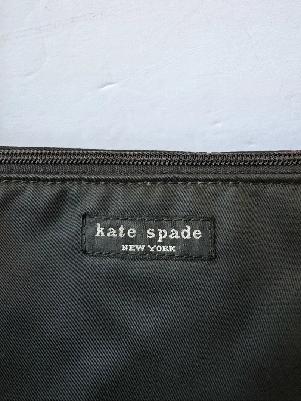 Kate Spade Black Nylon Top Handle Shoulder Bag Purse Preppy Academia Career S